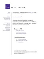 Valuing Programmed Depot Maintenance Speed - An Analysis of F-15 PDM ppt