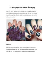 Vẽ móng họa tiết ‘Space’ ấn tượng pptx