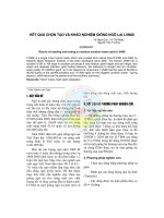 Kết quả chọn tạo và khảo nghiệm giống ngô lai LVN68 ppt