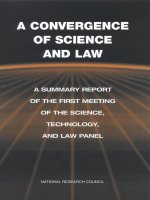 A CONVERGENCE OF SCIENCE AND LAW pot