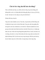 Cho trẻ ăn váng sữa thế nào cho đúng? ppt