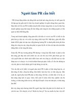 Người làm PR cần biết doc