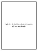 Sự kết hợp của chuối tiêu và đào sẽ thổi bay những nếp nhăn cứng đầu nhất pptx