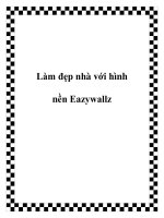 Làm đẹp nhà với hình nền Eazywallz pot