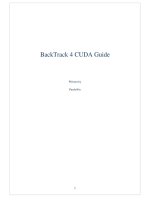 BackTrack 4 CUDA Guide pdf