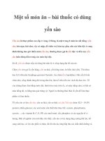 Một số món ăn – bài thuốc có dùng yến sào potx