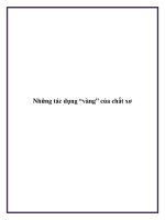 Những tác dụng “vàng” của chất xơ pdf