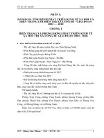 đánh giá tình hình phát triển kinh tế xã hội và hiện trạng lưới điện thị xã uông bí - giai đoạn 2003 – 2010