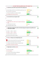 trắc nghiệm kinh tế chính trị