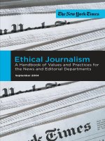 Ethical Journalism A Handbook of Values and Practices for the News and Editorial Departments pdf