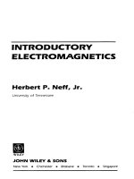 Introductory electromagnetics   h  nef