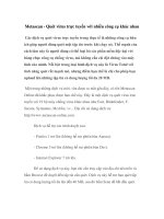 Metascan - Quét virus trực tuyến với nhiều công cụ khác nhau pptx