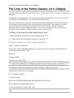 The Lives Of The Twelve Caesars, Volume 4 pot