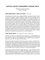 ADAPTIVE HARVEST MANAGEMENT WORKING GROUP doc