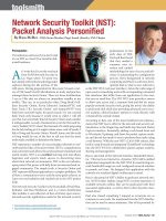 Network Security Toolkit (NST): Packet Analysis Personified docx