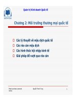 MÔI TRƯỜNG THƯƠNG mại QUỐC tế