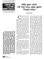 Một góc nhìn về văn học dân gian Thanh Hóa pot