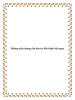 Những triệu chứng cần đưa trẻ đến bệnh viện ngay docx