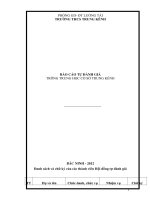 Báo cáo kiểm định chất lượng giáo dục