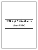SEO là gì ? Kiến thức cơ bản về SEO potx