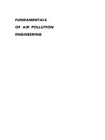 FUNDAMENTALS Of AIR POLLUTION ENGINEERING potx