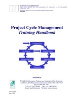 Project Cycle Management Training Handbook pdf