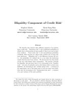 Illiquidity Component of Credit Risk pptx