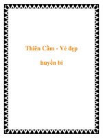 Thiên Cầm - Vẻ đẹp huyền bí pptx