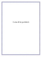 Ca dao đề tài giận vợ docx