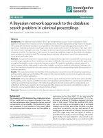 A Bayesian network approach to the database search problem in criminal proceedings docx