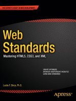 apress web standards, mastering html5 css3 and xml (2011)