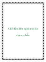 Chế dầu dừa ngừa rạn da cho mẹ bầu docx