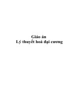 Giáo án lý thuyết hoá đại cương docx