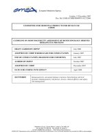 GUIDELINE ON IMMUNOGENICITY ASSESSMENT OF BIOTECHNOLOGY-DERIVED THERAPEUTIC PROTEINS