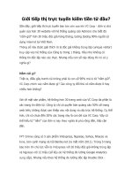 Giới tiếp thị trực tuyến kiếm tiền từ đâu? potx