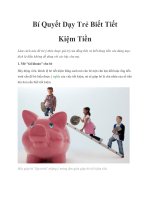 Bí Quyết Dạy Trẻ Biết Tiết Kiệm Tiền pot