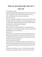 Giúp con giữ phòng ngăn nắp nhờ 5 mẹo nhỏ pot