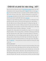 Chất bổ có phải lúc nào cũng... bổ? pdf