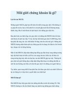 Môi giới chứng khoán là gì? docx