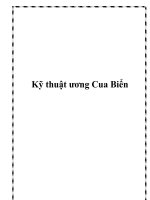 Kỹ thuật ương Cua Biển ppt
