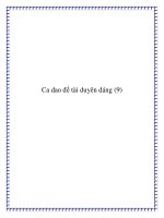 Ca dao đề tài thân phận người con gái pot