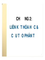 LIÊN KẾT HÓA HỌC & CẤU TẠO PHÂN TỬ LIÊN KẾT HÓA HỌC & CẤU TẠO PHÂN TỬ