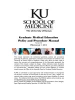 Graduate Medical Education Policy and Procedure Manual pot