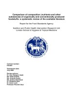 Comparison of composition (nutrients and other substances) of organically and conventionally produced foodstuffs: a systematic review of the available literature doc