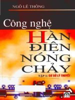 công nghệ hàn điện nóng chảy tập 1 cơ sở lý thuyết