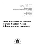 Lifetime Financial Advice: Human Capital, Asset Allocation, and Insurance potx