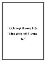 Kích hoạt thương hiệu bằng công nghệ tương tác doc