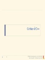 Kỹ thuật lập trình C/C++-Chương: Cơ bản về C++ pot