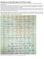 Bài kiểm tra dí dỏm đạt 9 điểm về chí phèo, thị nở