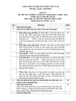 đáp án đề thi lí thuyết tốt nghiệp khóa 3 - quản trị nhà hàng - mã đề thi qtnh - lt (31)